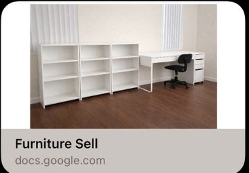 Modern white office furniture