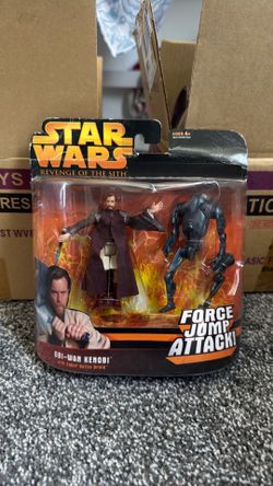 Obi Wan Kenobi with Super Battle Droid