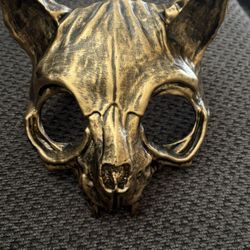 Vampire cat skeleton mask