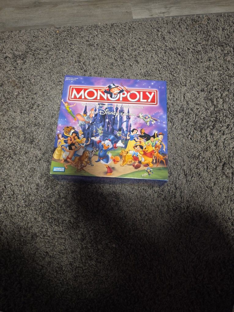 The Disney Editiion Monopoly Board Game 2001