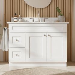 42” Vanity with Quartz Countertop – San Diego