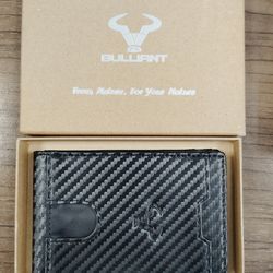 BULLIANT Men's Wallet Magnetic Metal Wallet Money Clip Pop-up Access RFID Blocking NEW