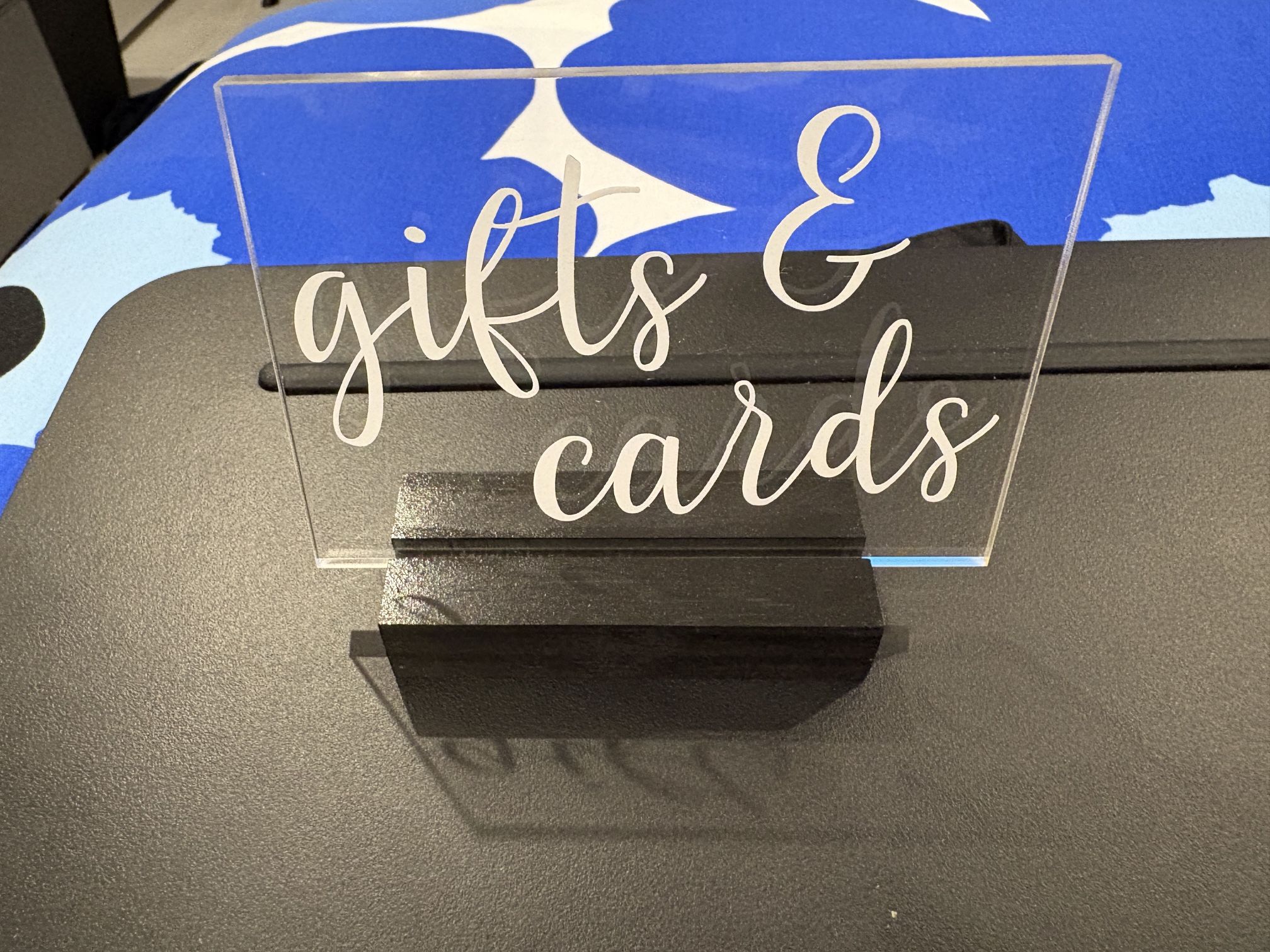 Gifts & Cards Sign for Wedding Party Event