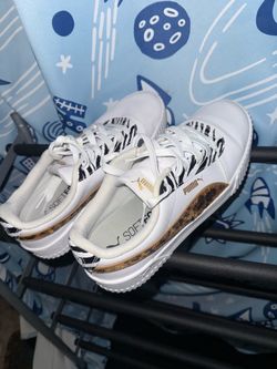 $35 Puma with leopard print