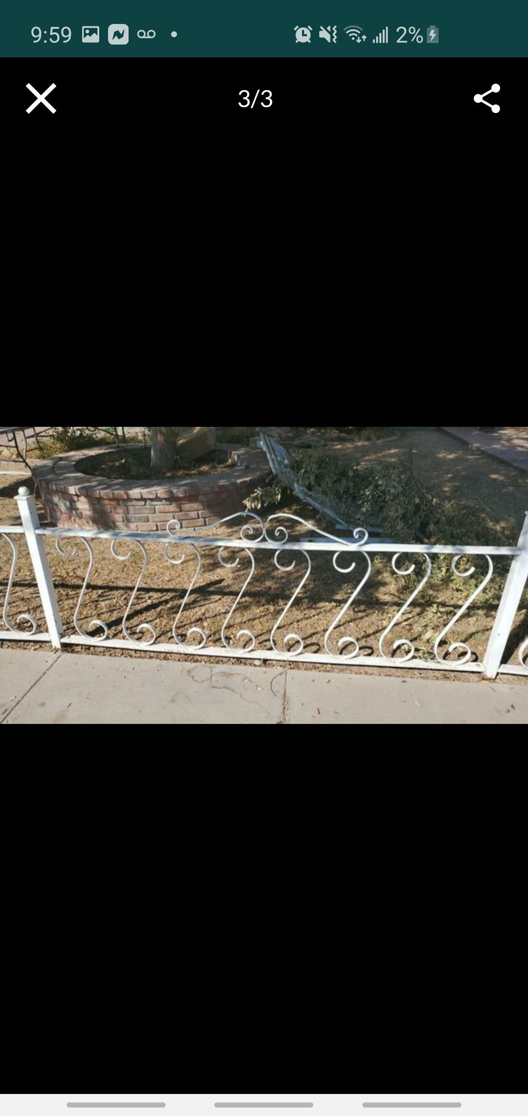 Wrought-iron fence