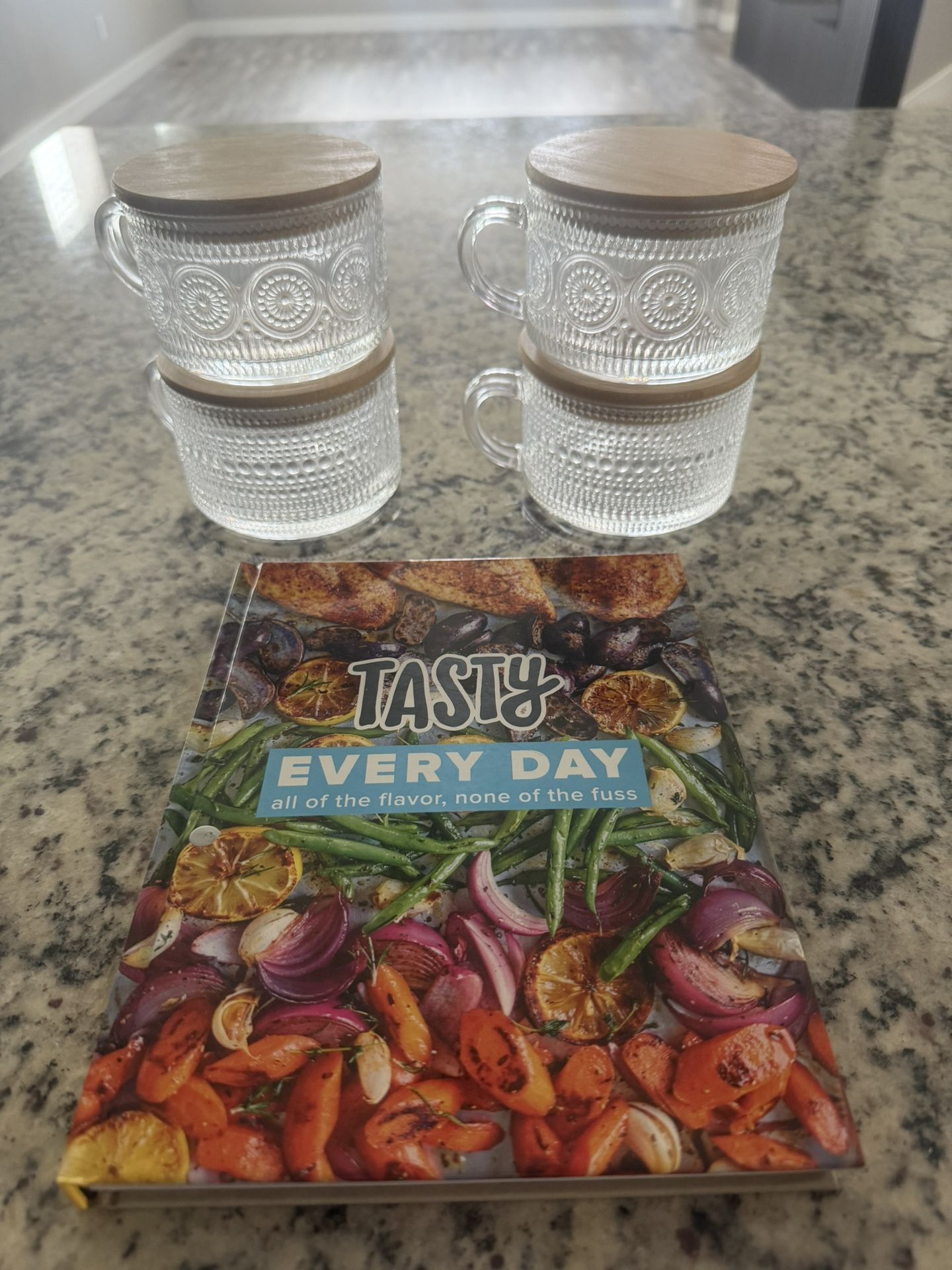 Vintage Coffee Mugs And Tasty Cookbook