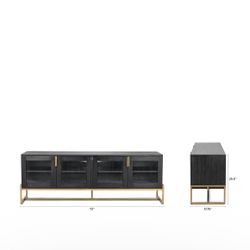 	TV  Stand Oscuro Black 73" Cabinet