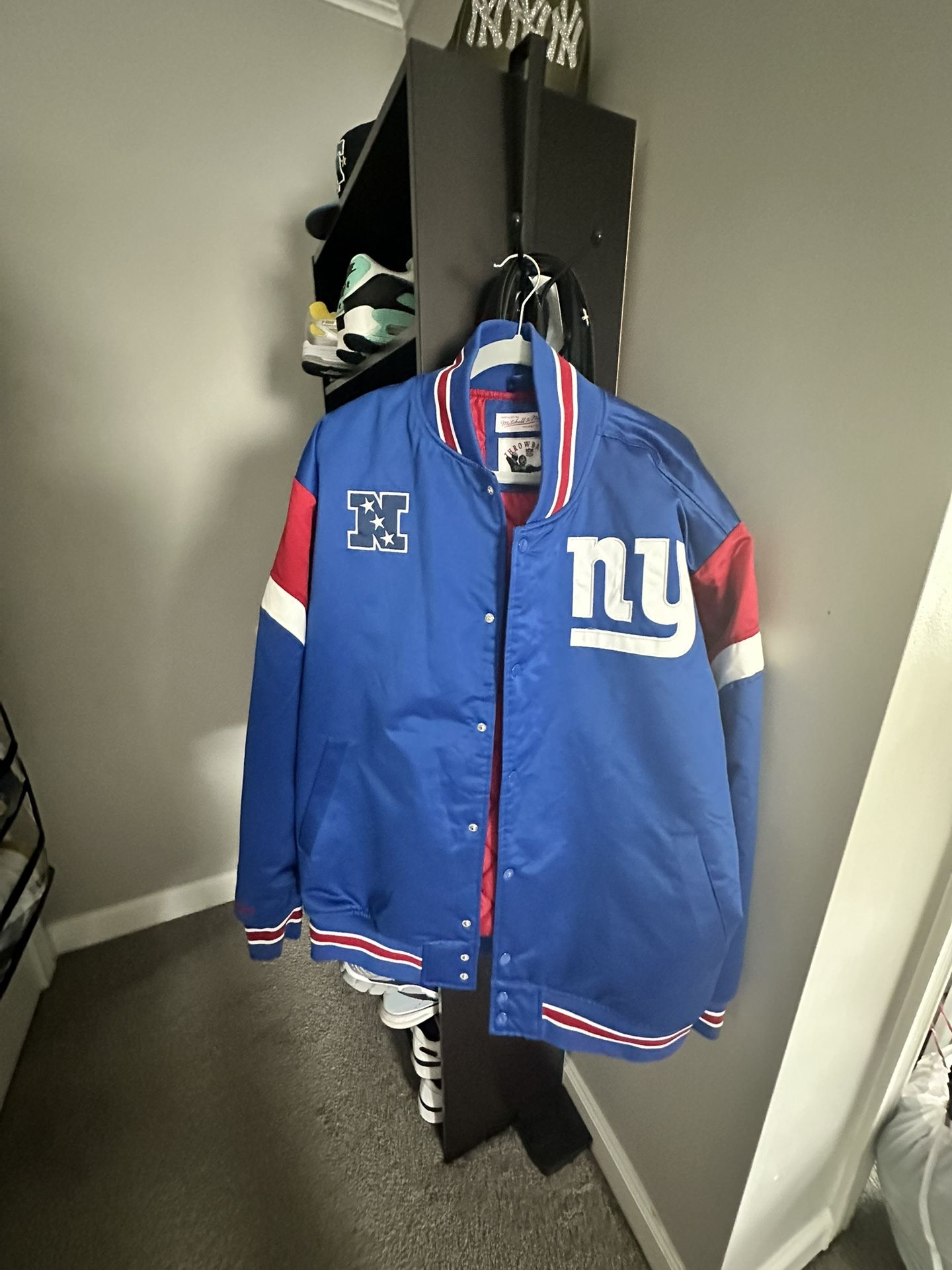 Mitchell And Ness New York Giants Varsity Jacket