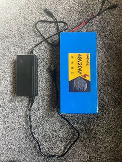 48v battery and controller kit