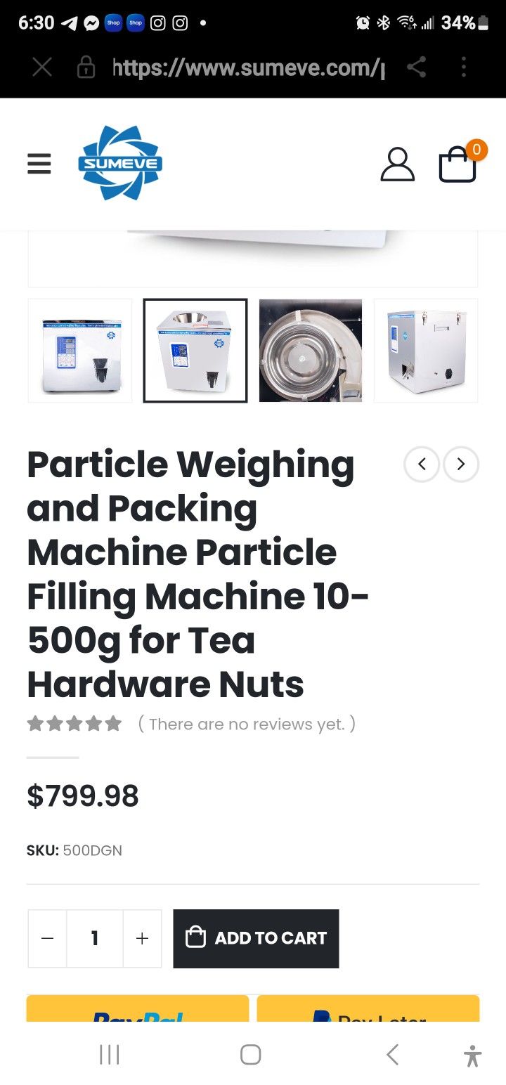 Particle Weighing and Packing Machine Particle Filling Machine 10 500g for Tea Hardware Nuts