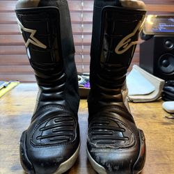 Women's Alpinestars Stella SMX-4 Motorcycle Boots - Size 6 US / 37 EU