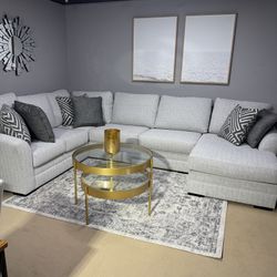 Stone 3-Piece RAF Chaise Sectional