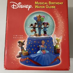 Hallmark Disney Musical 100th Birthday Water Globe Brand New!!!!