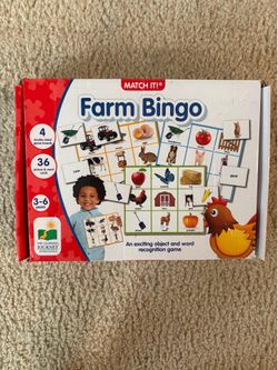Match It: Farm Bingo Ages 3-6