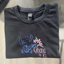 Stitch Custom Embroidered Shirt 25$ Any size