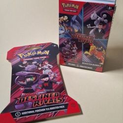 Pokemon Destined Rivals Booster Bundle + 1 Extra Pack