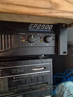 EP2500 2x1200W Power Amplifier