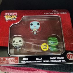 Nightmare Before Christmas Pocket Pop 3 Pack