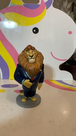 DisneyZootropolis Lion Lionheart Mayor PVC Figure 4”
