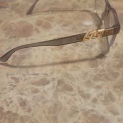 versace translucent grey eyeglasses ve3319