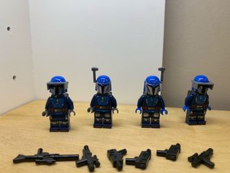 LEGO mandalorian warrior and night owls