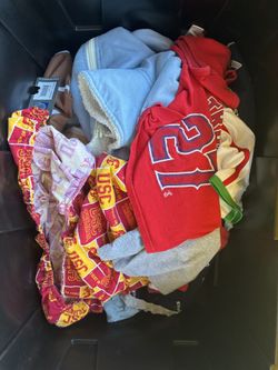 USC and Sports Baby Clothing Bin