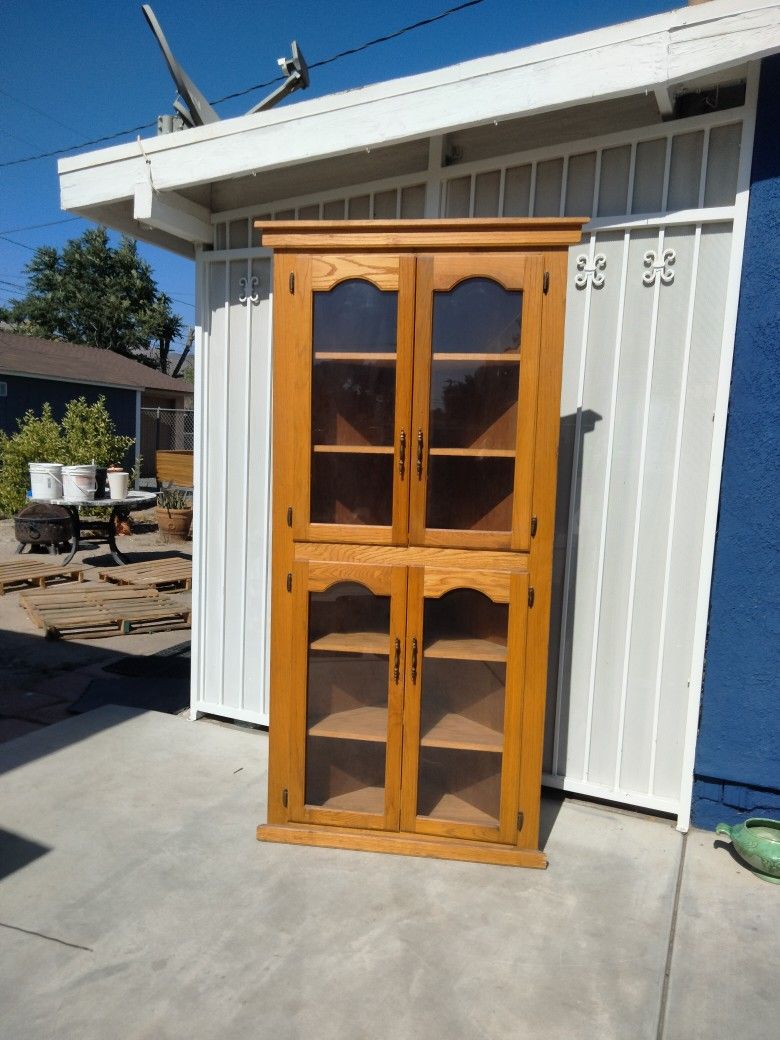 Corner Curio Cabinet