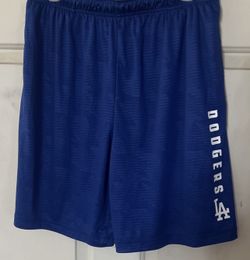 Majestic Blue Los Angeles Dodgers Men's Athletic Shorts L