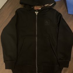 Black Burberry Hoodie