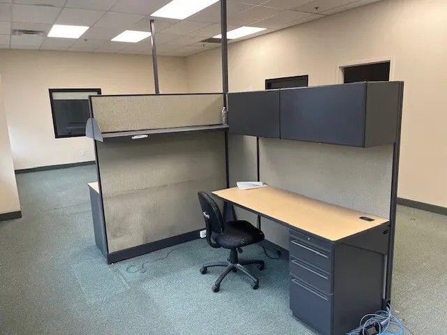 2 Office Cubicles Or Telemarketing Stations.