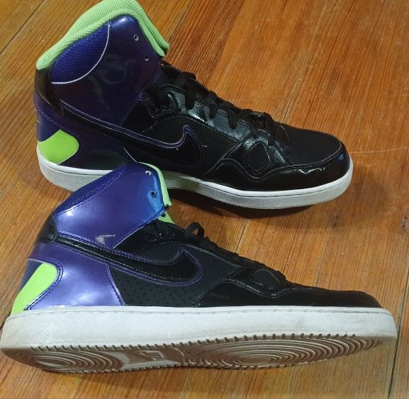 Men's Size 11 Son Of Force Black Green Purple Joker COA
