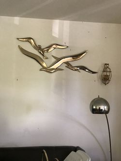 Seagull plaques and Home Interior candle sconce