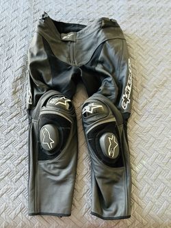 Alpinestars Track v2 Leather Racing Motorcycle Pants Size USA 44/EU60