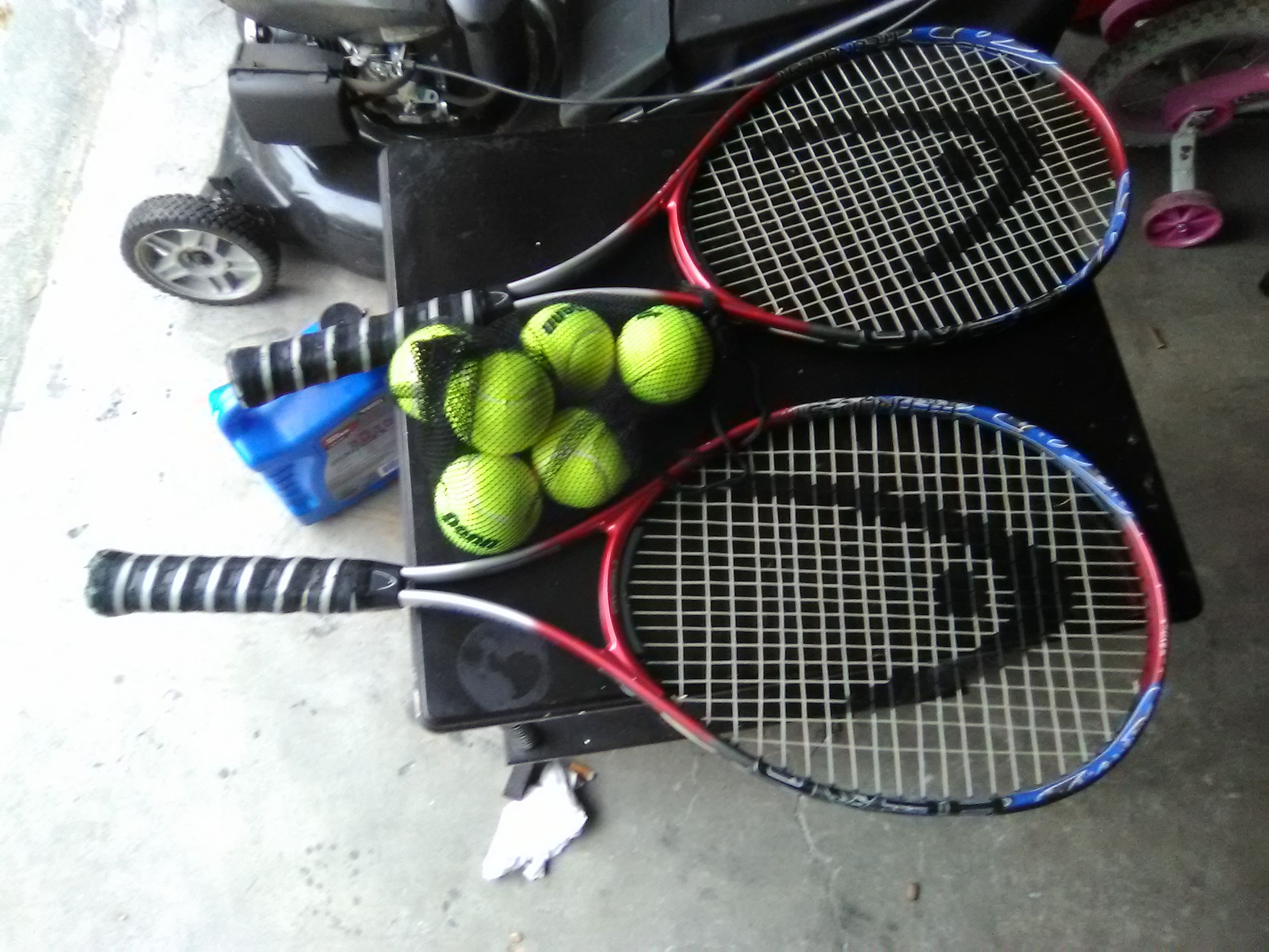 2 Ti Conquest Tennis Rackets