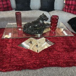 Glass Top Coffee Table 