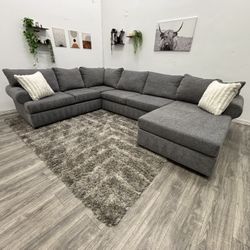 Gray Sectional Couch - Free Delivery