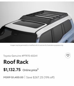 Toyota Land Cruiser OEM Roof Rack