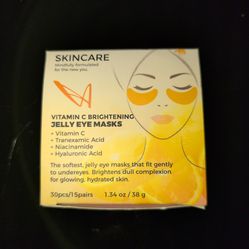 Vitamin c brightening jelly eye masks