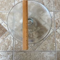 Glass Cake Pedestal 