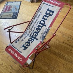 Vintage Budweiser Lawn Chair 