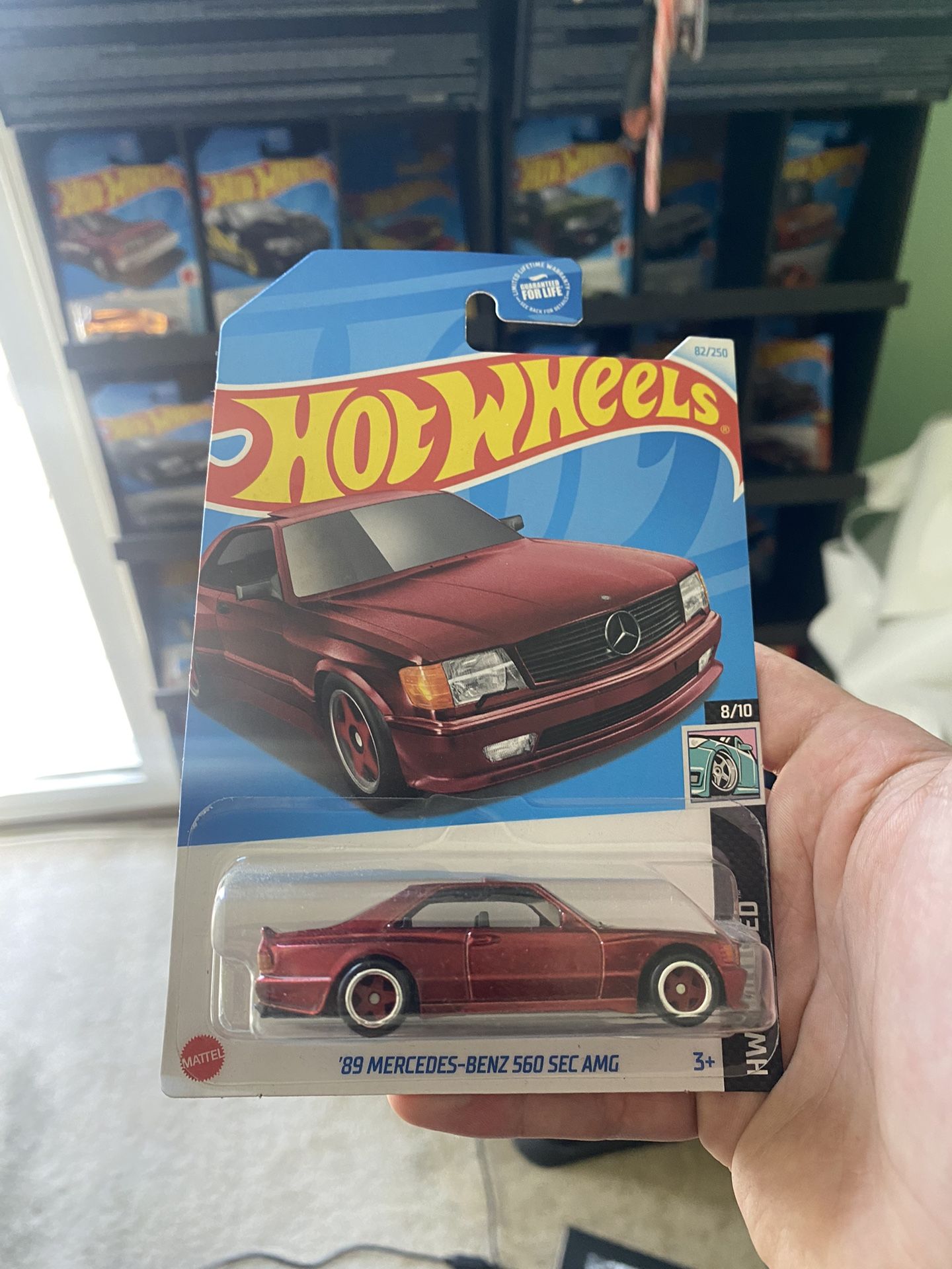 hotwheels SUPER TREASURE HUNT ‘89 mercedes-benz 560 sec AMG