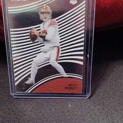 Brock Purdy Rookie Card. Football Card