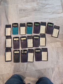 Lot of 10 hp 30s calculators