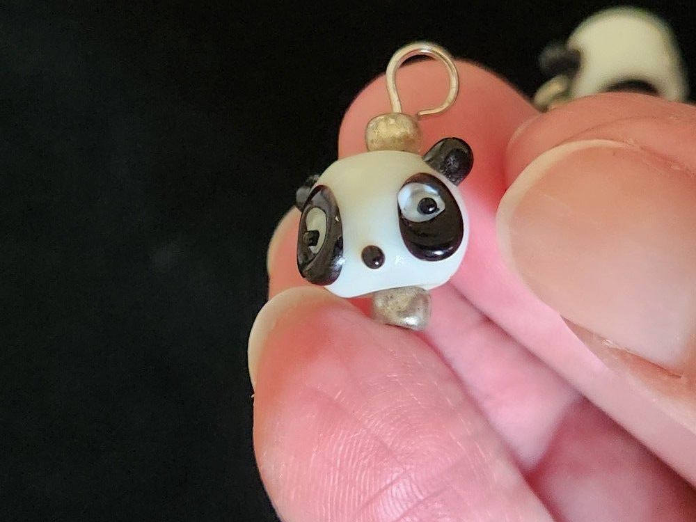 Glass Panda Charm