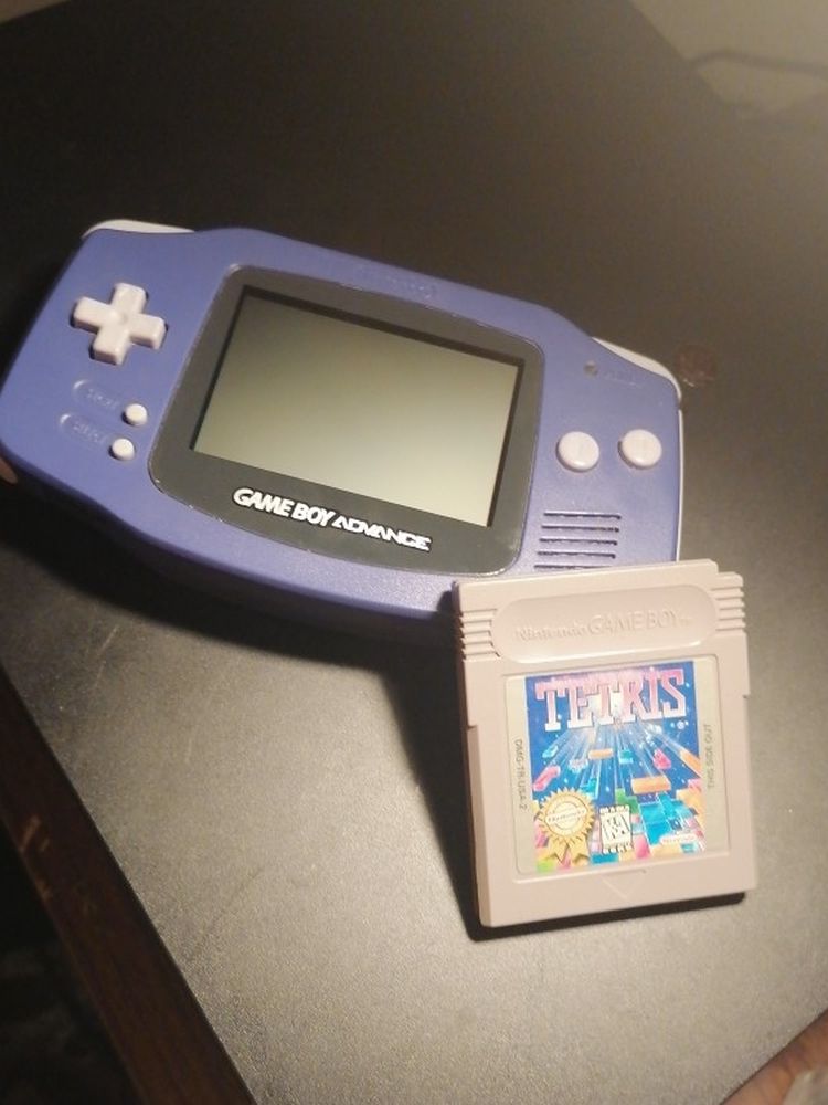 Classic Gameboy Advance With Tetris