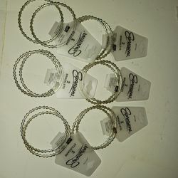 Silver Springy Bracelets 
