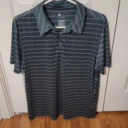 Men's All In Motion Gray Polo Shirt Size Large 