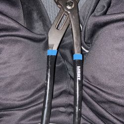 HART 8-inch Locking Groove Joint Pliers with Comfort Grip Gen2