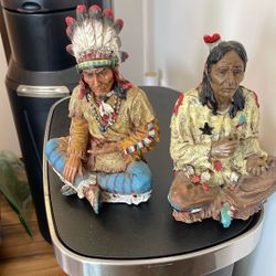 Vintage Native American Sculptures 
