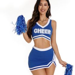 Blue Cheerleader Unifrom